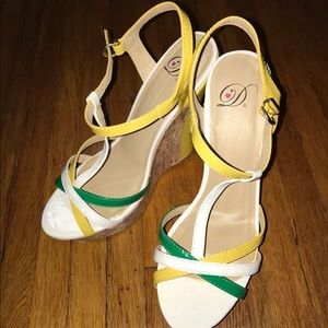 High wedge sandals